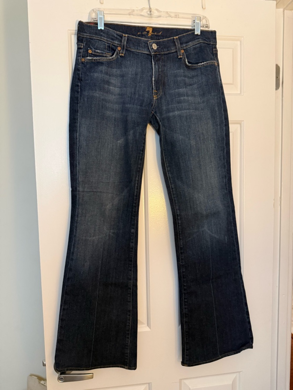 Vintage Y2K 7 For All Mankind Orig Women’s Bootcut Jeans Size 31 med/dark wash